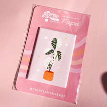 Load image into Gallery viewer, Monstera Albo Plant Refrigerator Magnet