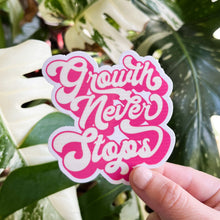 Load image into Gallery viewer, Growth Never Stops Sticker