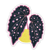 Load image into Gallery viewer, Pink Spotted Begonia Sticker