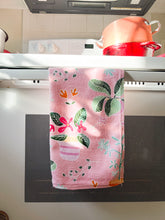 Load image into Gallery viewer, Pink Plants Kitchen Towel

