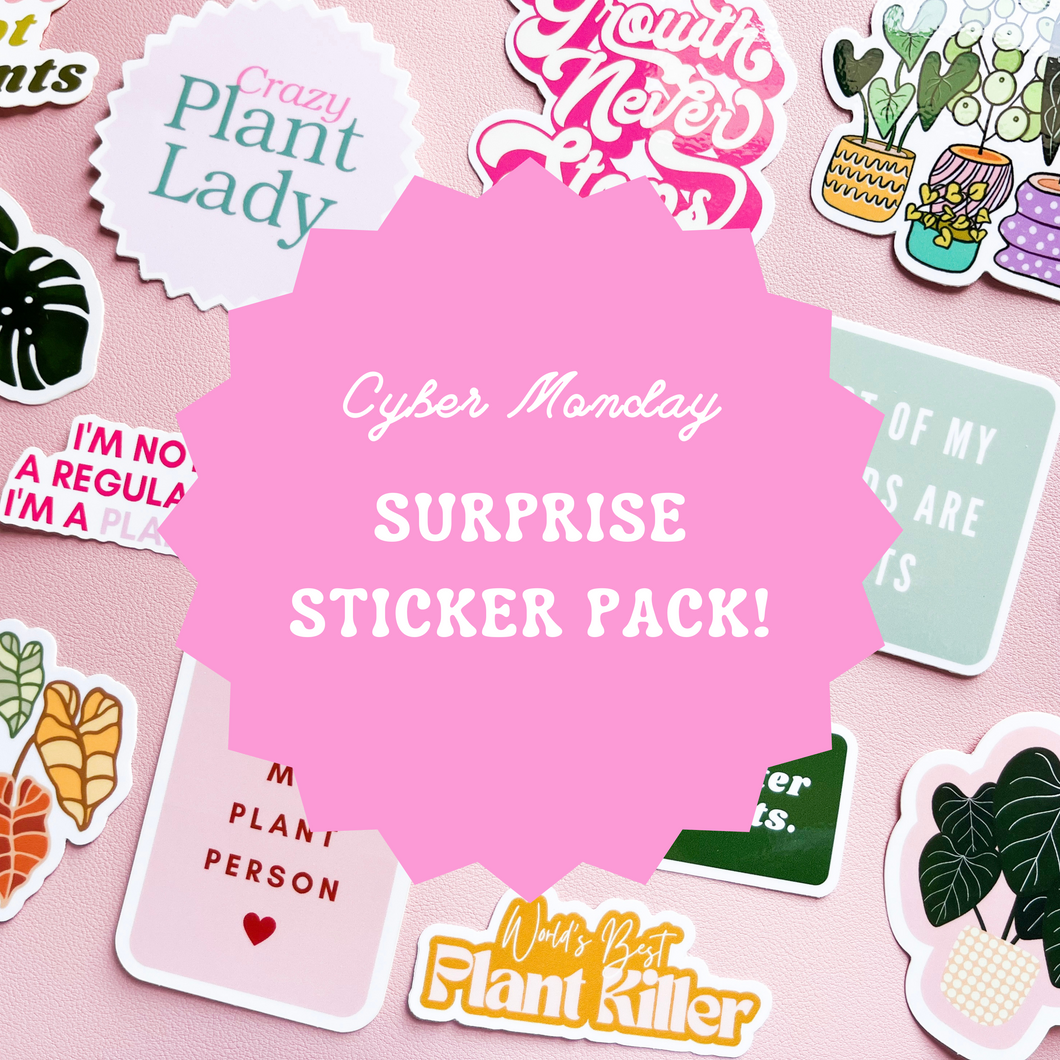 20 Surprise Plant Stickers