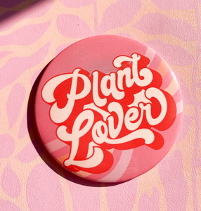 Plant Lover Round Refrigerator Magnet