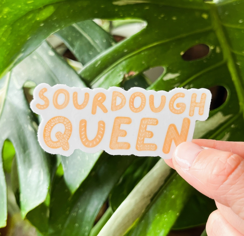 Sourdough Queen Sticker