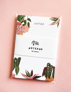 Houseplant Notes Notepad
