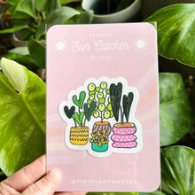 Load image into Gallery viewer, Potted Plants Sun Catcher Sticker
