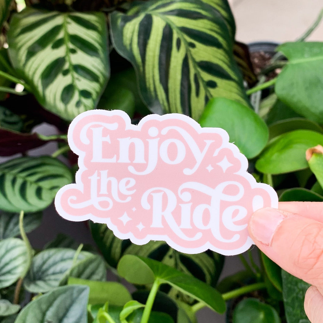 Enjoy the Ride Sticker