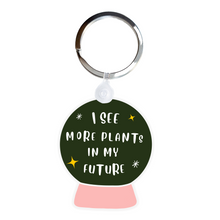 Load image into Gallery viewer, Crystal Ball Plant Keychain
