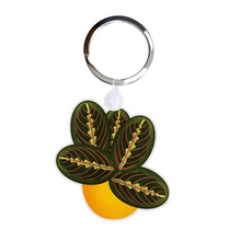 Load image into Gallery viewer, Red Maranta Plant Acrylic Keychain
