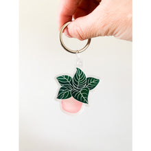 Load image into Gallery viewer, Zebra Plant Acrylic Keychain
