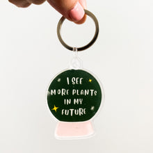 Load image into Gallery viewer, Crystal Ball Plant Keychain
